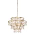 Varaluz Fleur 4 Light 22" Wide Ring Chandelier French Gold
