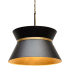 Varaluz Mad Hatter 4 Light 24" Wide Pendant Matte Black / French Gold
