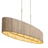 Varaluz Jacobs Ladder 6 Light 48" Wide Linear Pendant French Gold
