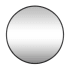 Varaluz Cottage 30" Diameter Circular Metal Framed Bathroom Mirror Black