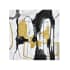 Varaluz Holy Cow 40" x 40" Frameless Abstract Painting Black / White / Gold