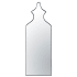 Varaluz Decanter 14" W x 40" H Specialty Bathroom Mirror Black