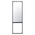 Varaluz Hopscotch 20" W x 64" H Rectangular Steel Framed Bathroom Mirror Black