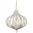 Varaluz Bask 6 Light 27" Wide Crystal Abstract Chandelier Gold Dust