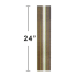 Vaxcel Lighting 24" Ceiling Fan Downrod for 11 Ft Ceilings Antique Brass