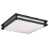 Vaxcel Lighting Horizon 16" Wide Integrated LED Flush Mount Square Ceiling Fixture Oil Burnished Bronze