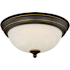Vaxcel Lighting Stevens 15" Wide LED Flush Mount Bowl Ceiling Fixture Vintage Bronze