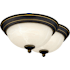 Vaxcel Lighting Stevens 11" Wide LED Flush Mount Bowl Ceiling Fixture Vintage Bronze