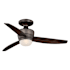 Vaxcel Lighting Adrian 44" 3 Blade Hugger Indoor DC Motor Ceiling Fan with A Glass Shade Copper Bronze