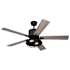 Vaxcel Lighting Elkhart 52" 5 Blade Indoor 3000K LED Ceiling Fan Black