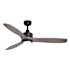 Vaxcel Lighting Curtiss 52" 3 Blade Indoor / Outdoor 3000K LED Ceiling Fan with Washed Gray Fan Blades Black