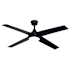 Vaxcel Lighting 52" 4 Blade Indoor LED Ceiling Fan Black
