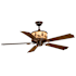 Vaxcel Lighting Yellowstone 56" 5 Blade Indoor Ceiling Fan - Remote Control and Fan Blades Included Burnished Bronze