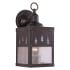 Vaxcel Lighting Yosemite Outdoor 1 Light Outdoor Wall Sconce - 6.5 Inches Wide Burnished Bronze