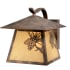 Vaxcel Lighting Whitebark 1 Light Outdoor Wall Sconce - 9.5 Inches Wide Olde World Patina