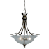 Vaxcel Lighting Monterey 3 Light 20" Wide Bowl Pendant Autumn Patina