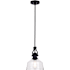 Vaxcel Lighting Beloit 9" Wide Mini Pendant Matte Black