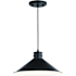 Vaxcel Lighting Akron 12" Wide Pendant Oil Rubbed Bronze / Matte White