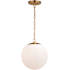 Vaxcel Lighting 12" Wide Suspension Pendant Muted Brass