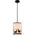 Vaxcel Lighting 8" Wide Suspension Mini Pendant Bronze