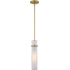 Vaxcel Lighting 5" Wide Suspension Mini Pendant Golden Brass