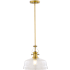 Vaxcel Lighting Beloit 12" Wide Pendant Brushed Gold