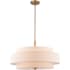 Vaxcel Lighting Brentwood 5 Light 24" Wide LED Pendant Sunset Gold