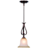 Vaxcel Lighting Monrovia 1 Light Mini Pendant Royal Bronze