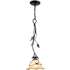 Vaxcel Lighting Vine 1 Light Mini Pendant Oil Shale