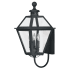 Vaxcel Lighting Nottingham 3 Light Outdoor Wall Sconce - 13.63 Inches Wide Textured Black