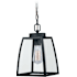 Vaxcel Lighting Granville 1 Light Mini Pendant with Clear Glass Shade Oil Burnished Bronze