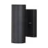 Vaxcel Lighting Chiasso 2 Light 8" Tall LED Outdoor Wall Sconce Textured Black
