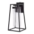 Vaxcel Lighting Nash 16" Tall Outdoor Wall Sconce Textured Black