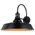 Vaxcel Lighting Dorado 16" Tall Outdoor Wall Sconce Dark Bronze / Light Gold