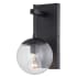 Vaxcel Lighting Keeler 12" Tall Wall Sconce Matte Black