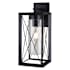 Vaxcel Lighting Milton 17" Tall Outdoor Wall Sconce Matte Black