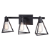 Vaxcel Lighting Ravenna 3 Light 23" Wide Vanity Light Matte Black