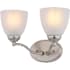 Vaxcel Lighting Bellwood 2 Light 14" Wide Vanity Light Satin Nickel