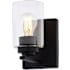Vaxcel Lighting Park Ridge 8" Tall Bathroom Sconce Matte Black