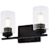 Vaxcel Lighting Park Ridge 2 Light 13" Wide Vanity Light Matte Black