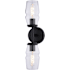 Vaxcel Lighting Warren 2 Light 19" Tall Wall Sconce Matte Black