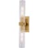 Vaxcel Lighting Bari 2 Light LED Bath Bar Satin Brass