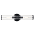 Vaxcel Lighting Levitt 2 Light 19" Wide Bath Bar Black