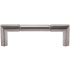 Vesta Fine Hardware Identity Solid Brass 3-3/4" Center to Center Luxury Modern Split Design Cabinet Handle / Drawer Pull Brushed Satin Nickel