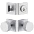 Viaggio Motivo Solid Brass Single Cylinder Keyed Entry Door Knob Set and Deadbolt Combo Pack - 2-3/4" Backset Bright Chrome