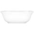 Victoria and Albert Amiata 65" Free Standing Volcanic Limestone Soaking Tub with Center Drain and Overflow Gloss White