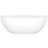 Victoria and Albert Barcelona 59" Free Standing Volcanic Limestone Soaking Tub with Center Drain White