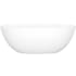 Victoria and Albert Barcelona 60" Free Standing Natural Stone Soaking Tub with Center Drain Gloss White