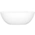 Victoria and Albert Barcelona 60" Free Standing Natural Stone Soaking Tub with Center Drain and Overflow Gloss White