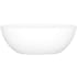 Victoria and Albert Barcelona 60" Free Standing Natural Stone Soaking Tub with Center Drain and Overflow Matte White